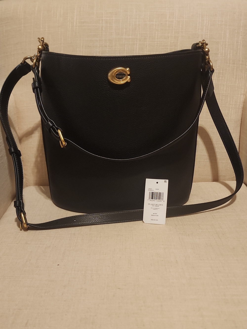 Coach Pebbled Soft Willow Bucket
